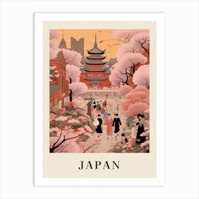 Vintage Travel Poster Japan Art Print