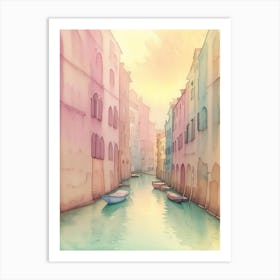 Watercolor Venice Art Print