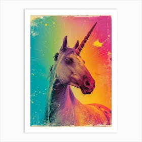 Unicorn Polaroid Inspired 2 Art Print