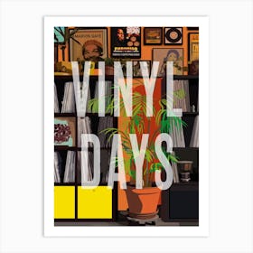 Vinyl Days 1 Art Print