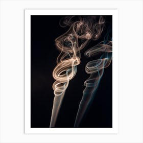 Smoke In The Air Art Print