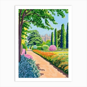 Hampton Court Palace Gardens London Parks Garden 1 Painting Art Print