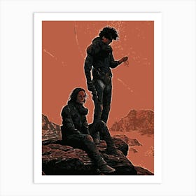 paul atreides dune movie 2 Art Print