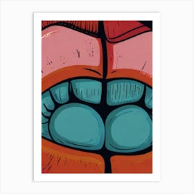 Sexy Lips 1 Art Print