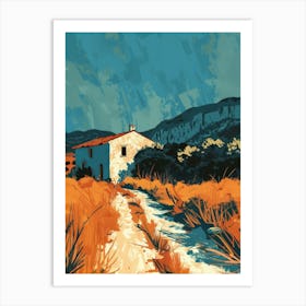 House In The Desert Art Print