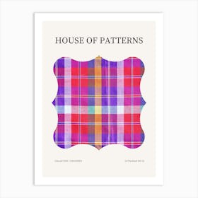 Checkered Pattern Poster 1 Art Print