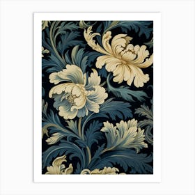 Floral Wallpaper 80 Art Print