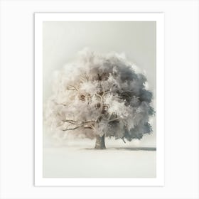 White Tree 1 Art Print