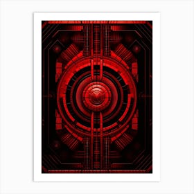 Kinetic Abstract Geometric 6 Art Print