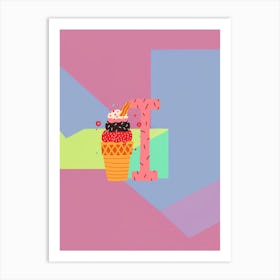 Kids Initials I Art Print