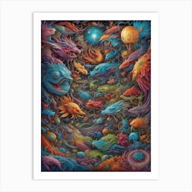 Symbiosis 1 Art Print