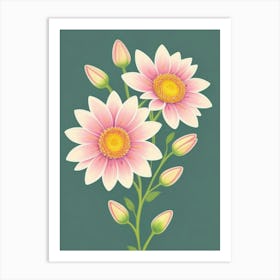 Daisy Flower Art Print