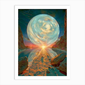 Planet In The Sky Art Print