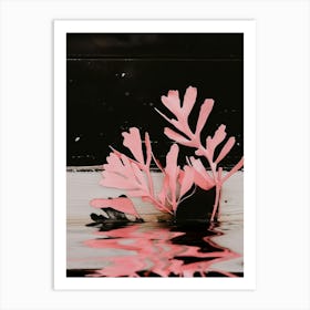 Pink Seaweed Art Print