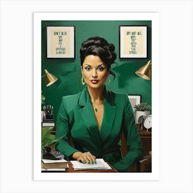 I'M A Boss art print Art Print