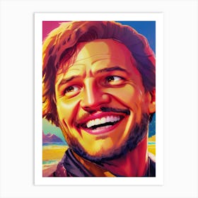 Pedro Pascal Nicolas Cage Meme Art Art Print