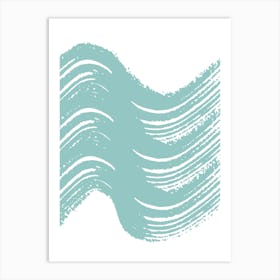 Wave Vector Illustration Art Print