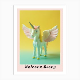 Toy Unicorn With Wings Poster Art Print
