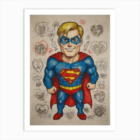 Superman 1 Art Print