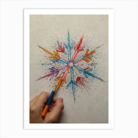 Snowflake 1 Art Print