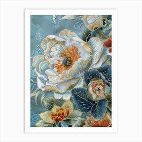 Chinese Flower Painting 29 Art Print