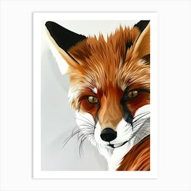 Fox Illustration 18 Art Print