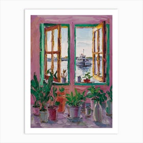 Window To The Sea 1 Art Print