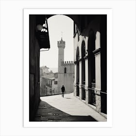 Verona, Italy,  Black And White Analogue Photography  3 Art Print