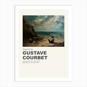 Museum Poster Inspired By Gustave Courbet 2 Art Print