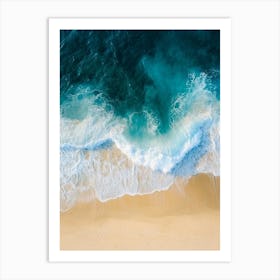 Aerial View Of A Beach 79 Art Print