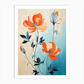 Dancing Petals  Art Print