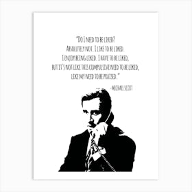 Michael Scott 1 Art Print