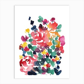 Dream Of Spring Abstract Floral 6 Art Print