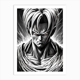 Dragon Ball Z Wallpaper 10 Art Print