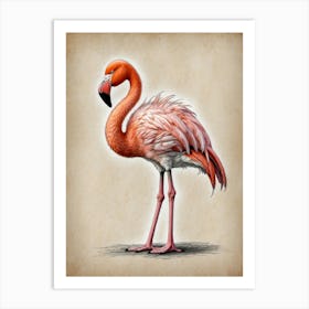 Flamingo 6 Art Print