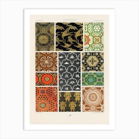 Japanese Pattern, Albert Racine (3) Art Print