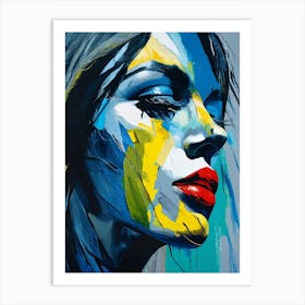 Abstract Of A Woman 5 Art Print