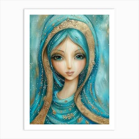 Blue Angel Art Print