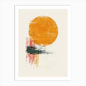 A Symphony Of Celestial Motion Mid Century Style Art Print