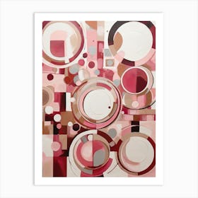 Abstract Circles 6 Art Print