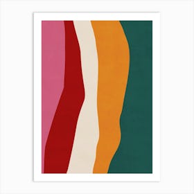 Abstract Wavy Lines _ Cl Art Print