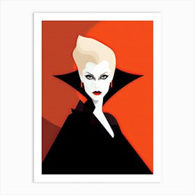 Vampire pop art Art Print