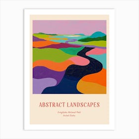 Colourful Abstract Everglades National Park Usa 1 Poster Art Print