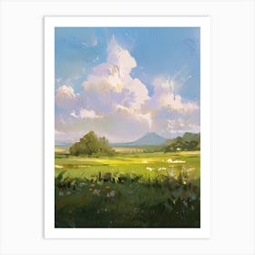 Landscape Painting 14 Art Print