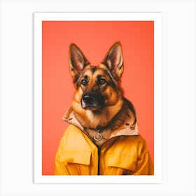 A German Shepherd Dog 8 Art Print