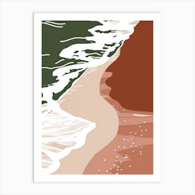 Beach Sand Art Print