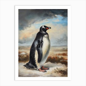 Adlie Penguin Salisbury Plain Oil Painting 4 Art Print