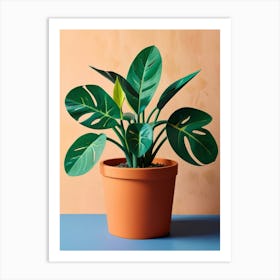 Monstera Plant 2 Art Print