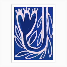 Upwards(Blue) Art Print
