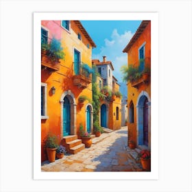 Street In Italy 1 Art Print